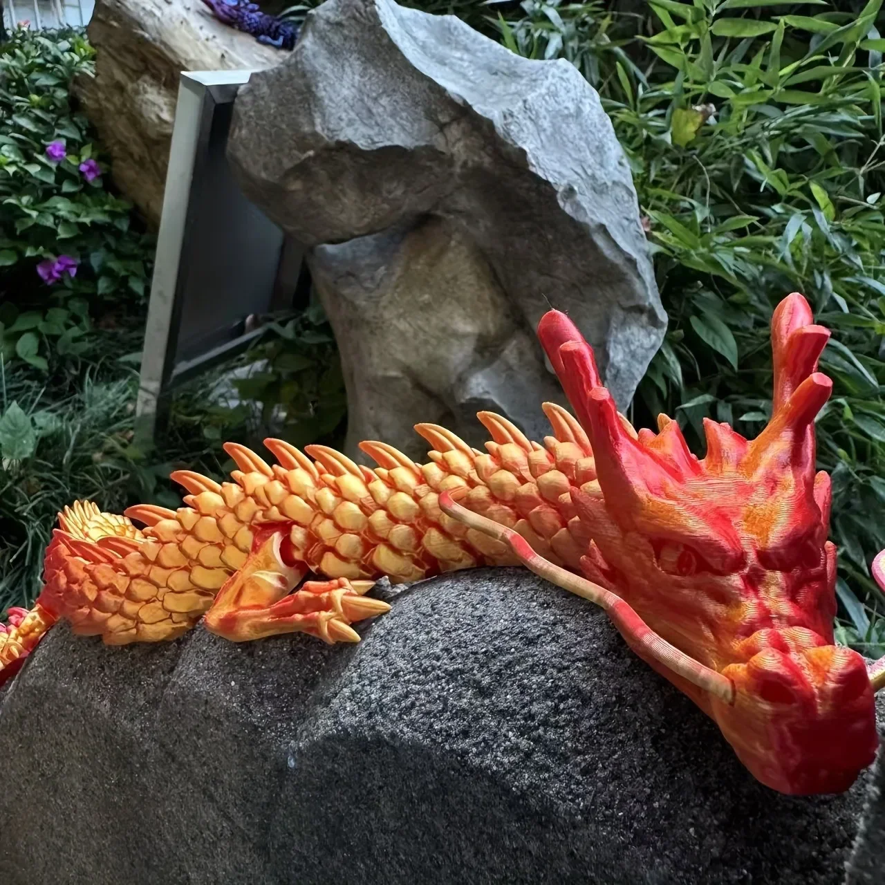 Planted Tank - Figurine de dragon chinois imprimée en