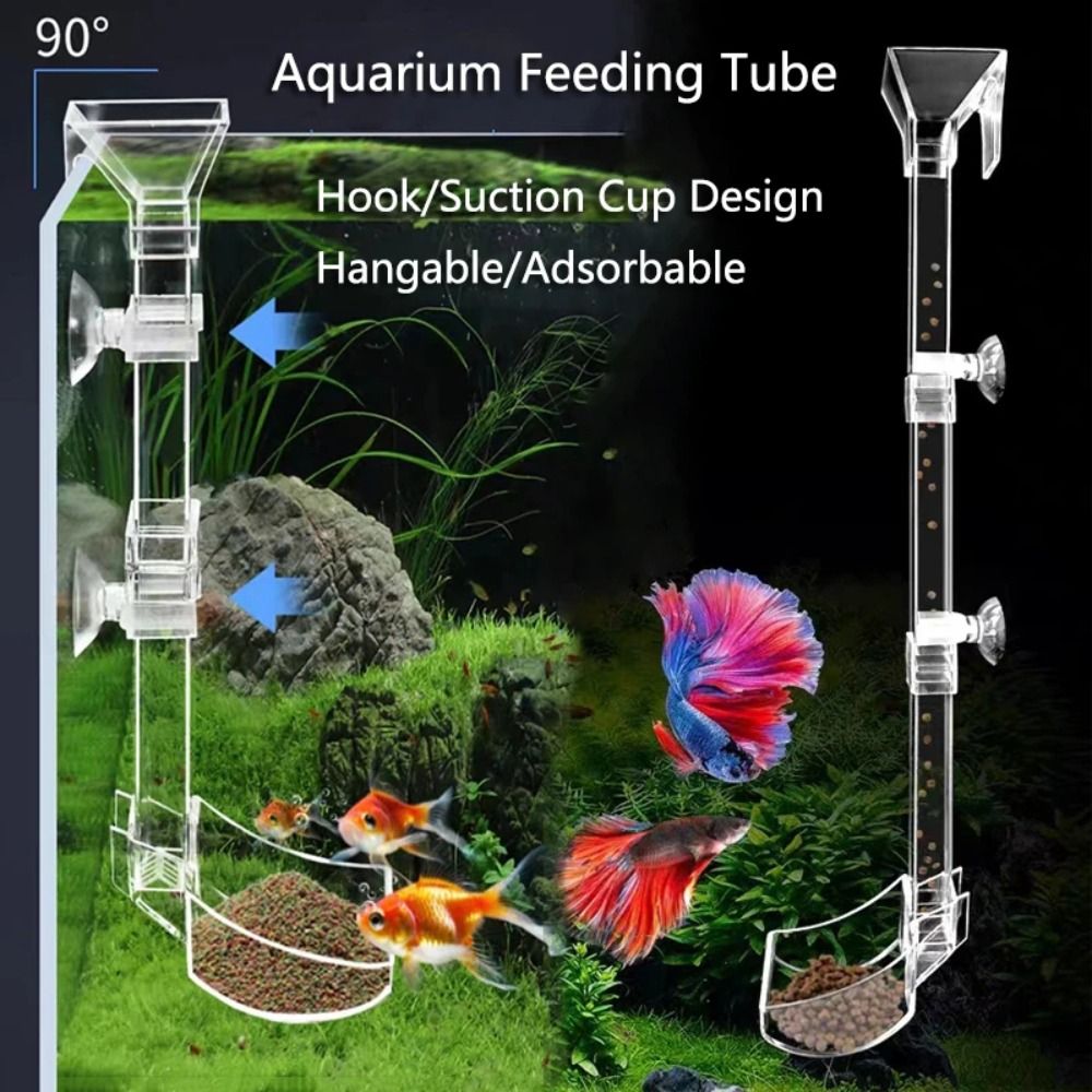 Aquarium Fertilizer - Nouveau Tube d'alimentation Transparent pour Aquarium,