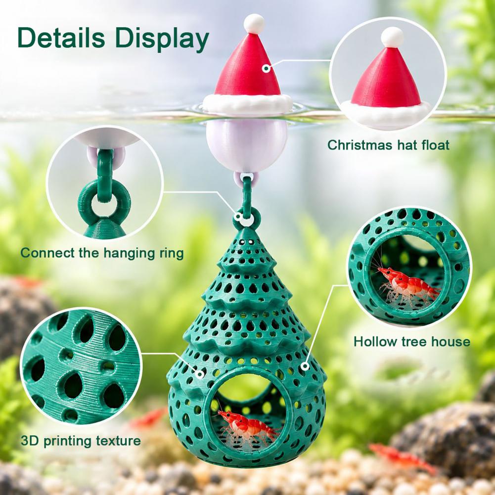Aquarium Moss - Décoration flottante pour aquarium, arbre de