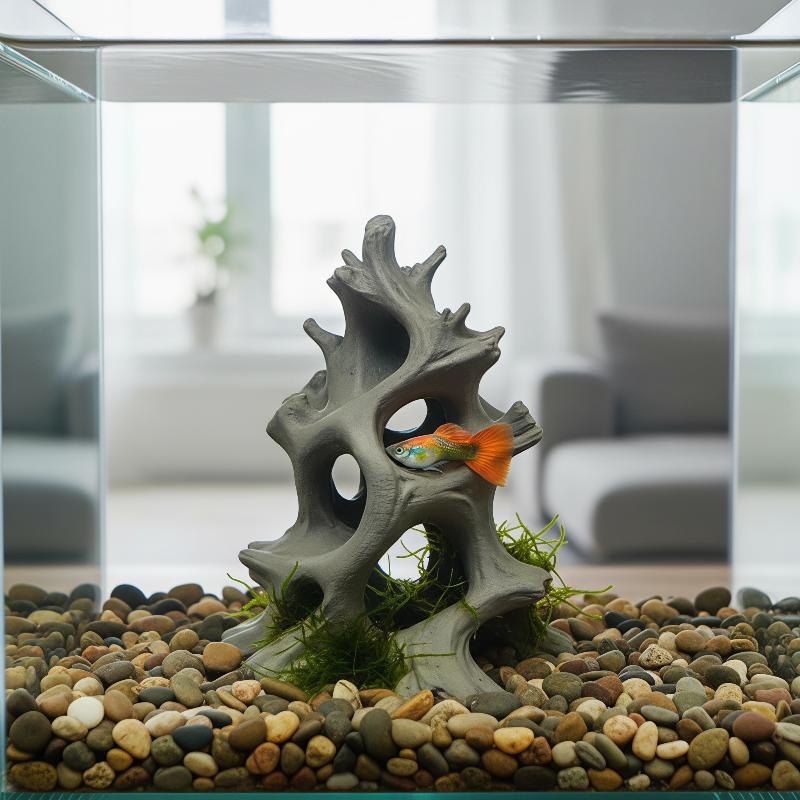 Aquarium Driftwood - Ornement de grotte pour poissons en
