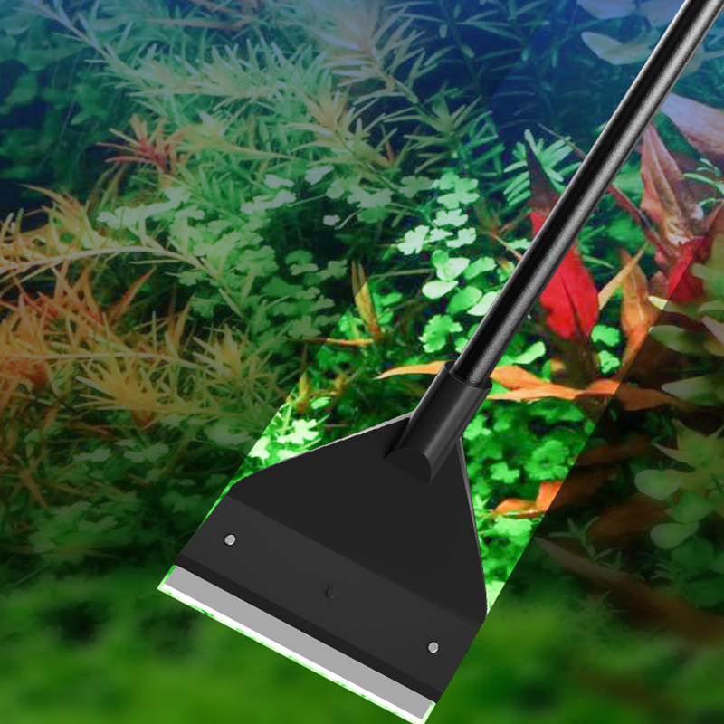 Planted Aquarium Cleaning - Outil de nettoyage d'aquarium, grattoir plat