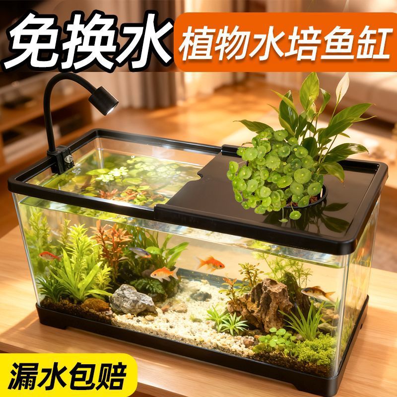 Aquarium pour salon, avec couv - Aquarium Plants Live avis et prix